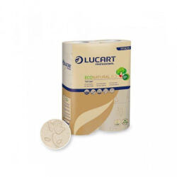 Lucart EcoNatural 6.3 kistekercses toalettpapír, 3r. , 6tek. /csomag, 5cs. /zsugor