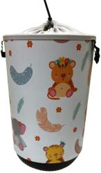 Qutu Univerzális tároló szövet felső résszel - Pink Bear mintás, 20L