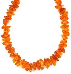 R. M. ékszer Borostyán baba lánc sárga (023529)