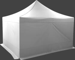 Expodom Gyorsan felállítható ollós sátor 4x4 m - acél szerkezet, Fehér, 4 oldalfal