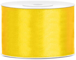  Szatén szalag, sárga, 50mm/25m (TS50-084)