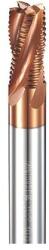 Bartools 10mm L100 4 élű sarkos nagyoló keményfém maró 55HRC-ig- Bartools - BR55-4EN-100L