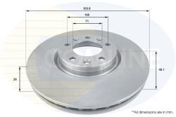 COMLINE Brzdový kotúč COMLINE ADC2711V (ADC2711V)