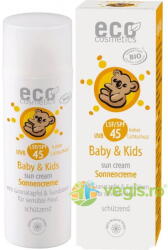 Eco Cosmetics Crema Protectie Solara Minerala SPF45 pentru Bebelusi si Copii Bio 50ml