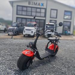 RDB Scuter electric Harley CC10 RDB, motor 1500W, roti late, 25km h fara permis, 2 locuri, Acumulator Litiu, Autonomie max 50km, baterie 60V 20Ah , Omologat RAR, Portocaliu (CC10-9)