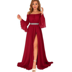 Ie traditionala Rochie lunga cu motive elegante Miranda