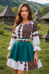 Ie traditionala Rochie stilizata Traditionala Laura 3