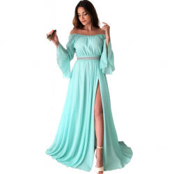 Ie traditionala Rochie lunga cu motive elegante Miranda 3