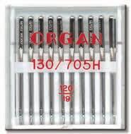 Organ Needle Ace standard, Organ, 10 buc 130 705, finete 120