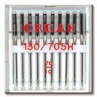 Organ Needle Ace standard, Organ, 10 buc 130 705, finete 70