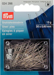 PRYM Set ace cu gamalie, fine, 30x0.60 mm, argintii, Prym, 24286