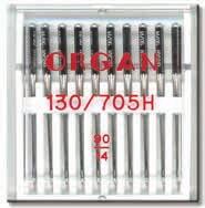 Organ Needle Ace standard, Organ, 10 buc 130 705, finete 90