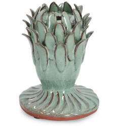 Bizzotto Suport lumanare teracota maro verde Esma Ø11x14, 5h (0185477)
