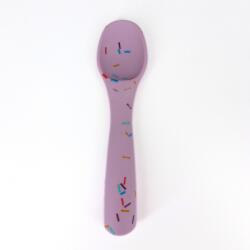 Coccorito Lingurita din silicon, Coccorito, Lila (coco_lingurita_lila) Set pentru masa bebelusi