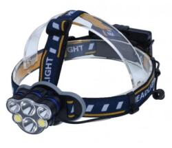  Lanterna Frontala 6 Led-uri, 8 Faze, Acumulatori Reincarcabili, Rezistenta la Apa - Q-19B015 (Q-19B015)