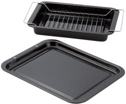 JUDGE Set 2 tavi cuptor Judge Essentials, otel carbon, negru (HO-JS33)