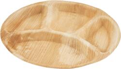 Judge Set 6 tavi servire compartimentata Judge Pure Leaf, frunze de palmier, 30 cm, maro (HO-JANL132) Tava