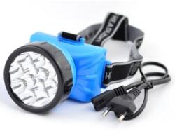  Lanterna Frontala cu Acumulator 12 Led-uri pentru Camping si Activitati Exterioare - Q-19B007 (Q-19B007)