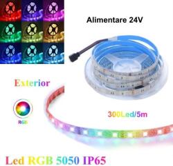  Banda Led RGB 24V 60Led/m Exterior IP65 5m/Rol - Q-18A117 (Q-18A117)