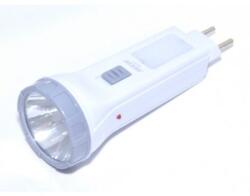  Lanterna Cu 2 Tipuri De Lumină, Acumulator Reîncărcabil 220V, Compactă, Ideală Pentru Camping și Activități Nocturne - Q-19A035 (Q-19A035)