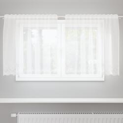 vidaXL Перде от дантела Бяло 80 x 150 cm Полиестер (4107748)