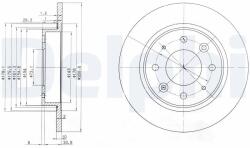 DELPHI Tarcza Ham. Kia Carens Ii 04- (bg3336)