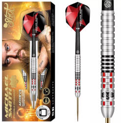 Shot darts szett steel Shot Michael Smith Achieve 25g, 90% wolfram gravírozott