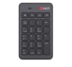 C-TECH KBN-02WS billentyűzet, vezeték nélküli, numerikus, KBN-02WS