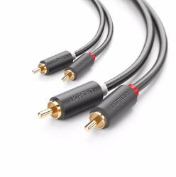 UGREEN Accesorii Audio Hi-Fi UGREEN AV104 2x RCA (Cinch) to 2x RCA (Cinch) Cable 1m (black) (022558) - pcone