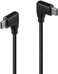 Lindy LNY-32009 : : Кабел USB 2.0, USB-C към USB-C, M-M, 2x 90° под ъгъл, десен, черен, 1.0 м (LNY-32009)