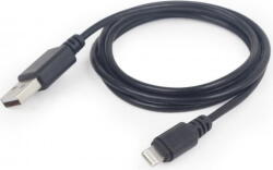 Gembird CABLU alimentare si date GEMBIRD, pt. smartphone, USB 2.0 (T) la Lightning (T), 2m, negru (CC-USB2-AMLM-2M)