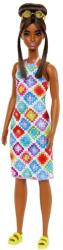 Mattel Barbie Fashionista Barátnők Stílusos Divatbaba - Horgolt Ruhában (HJT07)