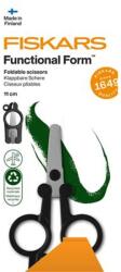 Fiskars Olló, összecsukható, 11 cm, FISKARS "Functional Form Renew", fekete (1075352) - iconink