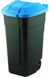 Keter Görgős szemetes, műanyag, 110l, CURVER, kék/fekete (UCG110K) - fiorex