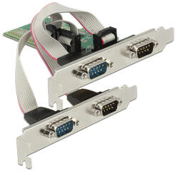 Delock PCI Express-kártya 4 x Soros RS-232