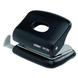 Rapid 23256400 'FC20' lyukasztó, 20lap fekete (E23256400) (E23256400)