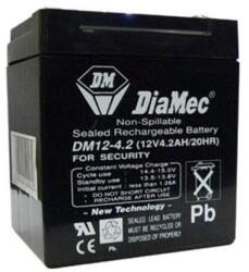 DIAMEC DM1242 szünetmentes akkumulátor, zselés, 12V 4, 2Ah (DM1242) - aruhaz
