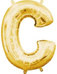  Arany Gold mini C betű fólia lufi 33 cm (DPA3301601) - sandori