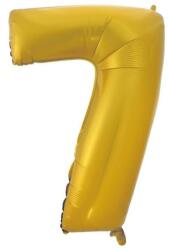  Arany 7-es Gold Mat szám fólia lufi 92 cm (MLG106565) - sandori