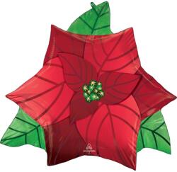  Mikulásvirág Red fólia lufi 66 cm (DPA4334375) - sandori