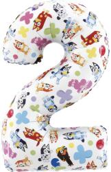  Bluey Friends 2-es szám fólia lufi 66 cm (GBBL242) - sandori