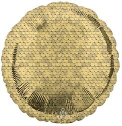  Arany Sequin mintás fólia lufi 43 cm (DPA4219901)
