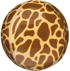  Zsiráf mintás Safari gömb fólia lufi 40 cm (DPA4210801) - sandori