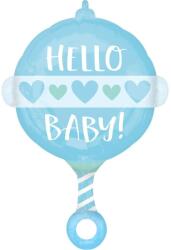  Baby Boy Rattle fólia lufi 60 cm (DPA4155901) - sandori