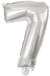  Óriás 7-es Silver szám fólia lufi 85 cm (PNN91201) - sandori
