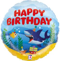  Happy Birthday Ocean mini fólia lufi 19 cm (WP) (GBB22063) - sandori