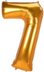  Arany Gold 7-es szám fólia lufi 134 cm (DPA3891611)