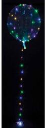  Színesen világító Crystal LED lufi, átlátszó (DPA8284311)