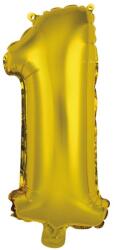  Arany Gold 1-es szám fólia lufi 41 cm (DPA9909679)