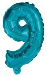  Mini 9-es Blue szám Fólia lufi 32 cm (PNN91228) - sandori
